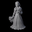 Flora - Village Flower Girl Miniature for Dungeons and Dragons, Pathfinder or other TTRPGs