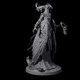 Flowing Owl Worshipping Cultist A Miniature for Dungeons and Dragons, Pathfinder or other TTRPGs