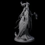 Flowing Owl Worshipping Cultist A Miniature for Dungeons and Dragons, Pathfinder or other TTRPGs