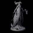 Flowing Owl Worshipping Cultist A Miniature for Dungeons and Dragons, Pathfinder or other TTRPGs