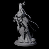 Flowing Owl Worshipping Cultist A Miniature for Dungeons and Dragons, Pathfinder or other TTRPGs