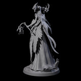 Flowing Owl Worshipping Cultist A Miniature for Dungeons and Dragons, Pathfinder or other TTRPGs