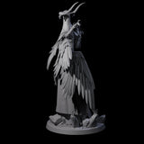 Flowing Owl Worshipping Cultist B Miniature for Dungeons and Dragons, Pathfinder or other TTRPGs