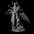 Flowing Owl Worshipping Cultist B Miniature for Dungeons and Dragons, Pathfinder or other TTRPGs