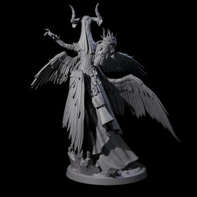 Flowing Owl Worshipping Cultist B Miniature for Dungeons and Dragons, Pathfinder or other TTRPGs