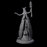 Flowing Owl Worshipping Cultist C Miniature for Dungeons and Dragons, Pathfinder or other TTRPGs