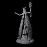 Flowing Owl Worshipping Cultist C Miniature for Dungeons and Dragons, Pathfinder or other TTRPGs