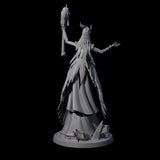 Flowing Owl Worshipping Cultist C Miniature for Dungeons and Dragons, Pathfinder or other TTRPGs