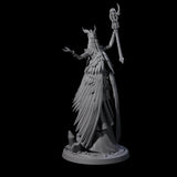Flowing Owl Worshipping Cultist C Miniature for Dungeons and Dragons, Pathfinder or other TTRPGs
