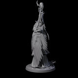 Flowing Owl Worshipping Cultist C Miniature for Dungeons and Dragons, Pathfinder or other TTRPGs