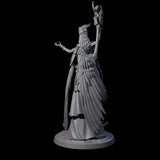 Flowing Owl Worshipping Cultist C Miniature for Dungeons and Dragons, Pathfinder or other TTRPGs