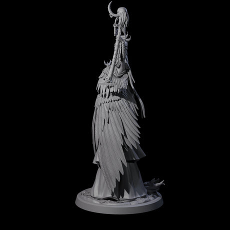 Flowing Owl Worshipping Cultist C Miniature for Dungeons and Dragons, Pathfinder or other TTRPGs
