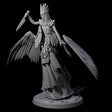 Flowing Owl Worshipping Cultist D Miniature for Dungeons and Dragons, Pathfinder or other TTRPGs