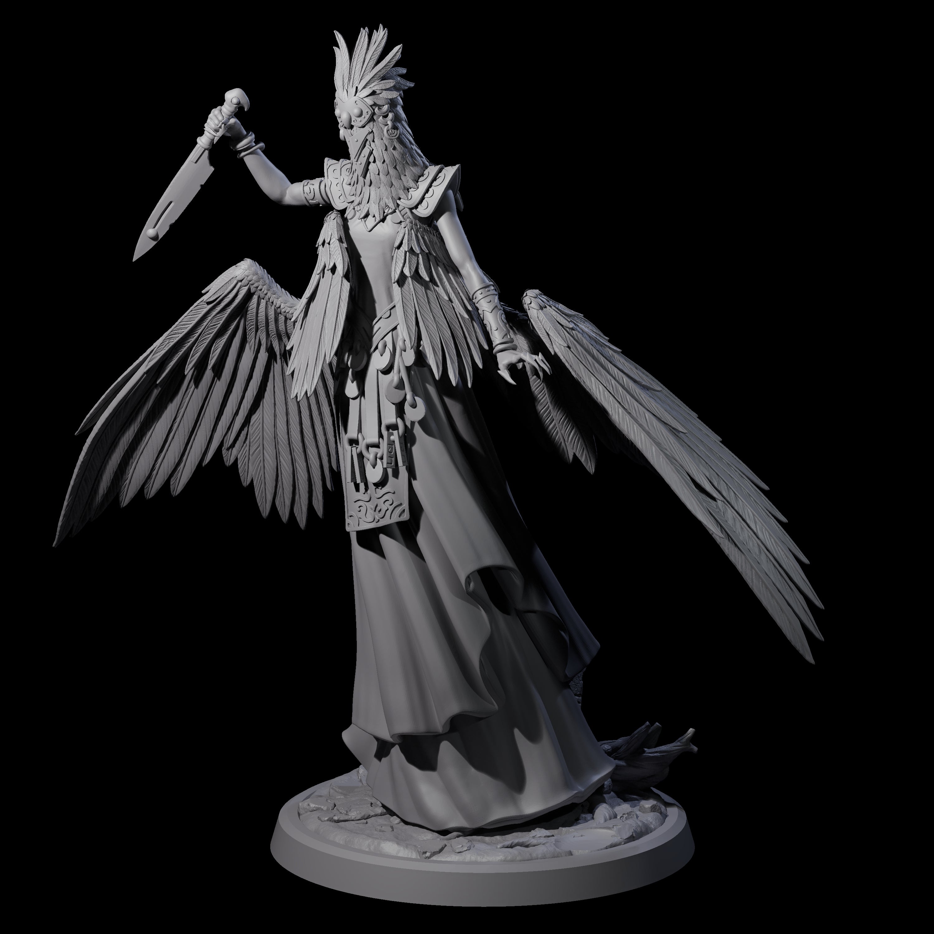 Flowing Owl Worshipping Cultist D