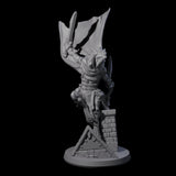 Fluttering Dragonborn Rogue Miniature for Dungeons and Dragons, Pathfinder or other TTRPGs