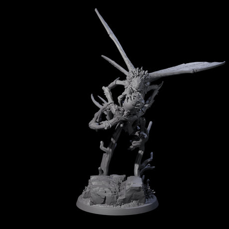 Fluttering Mi-Go Flyer Miniature for Dungeons and Dragons, Pathfinder or other TTRPGs