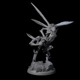 Fluttering Mi-Go Flyer Miniature for Dungeons and Dragons, Pathfinder or other TTRPGs