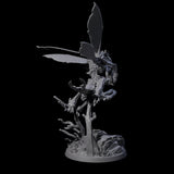 Fluttering Mi-Go Flyer Miniature for Dungeons and Dragons, Pathfinder or other TTRPGs