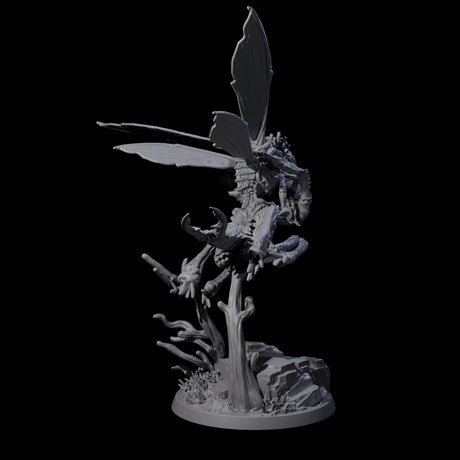 Fluttering Mi-Go Flyer Miniature for Dungeons and Dragons, Pathfinder or other TTRPGs