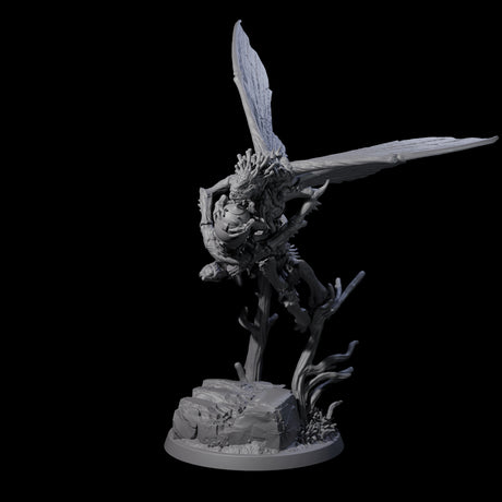 Fluttering Mi-Go Flyer Miniature for Dungeons and Dragons, Pathfinder or other TTRPGs