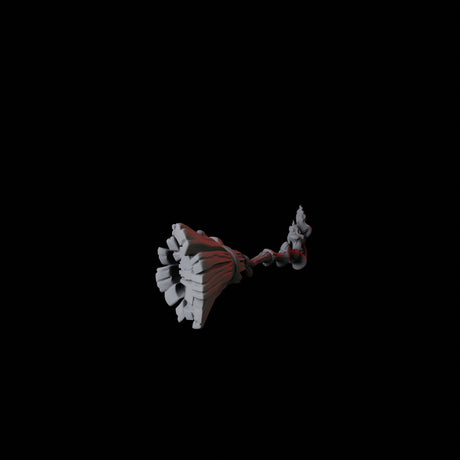 Flying Broomstick A Miniature for Dungeons and Dragons, Pathfinder or other TTRPGs