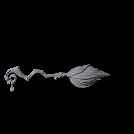 Flying Broomstick B Miniature for Dungeons and Dragons, Pathfinder or other TTRPGs