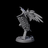 Flying Celestial Pin-up Miniature for Dungeons and Dragons, Pathfinder or other TTRPGs