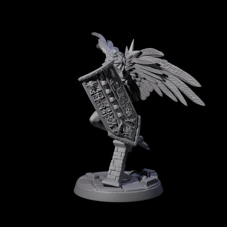 Flying Celestial Pin-up Miniature for Dungeons and Dragons, Pathfinder or other TTRPGs