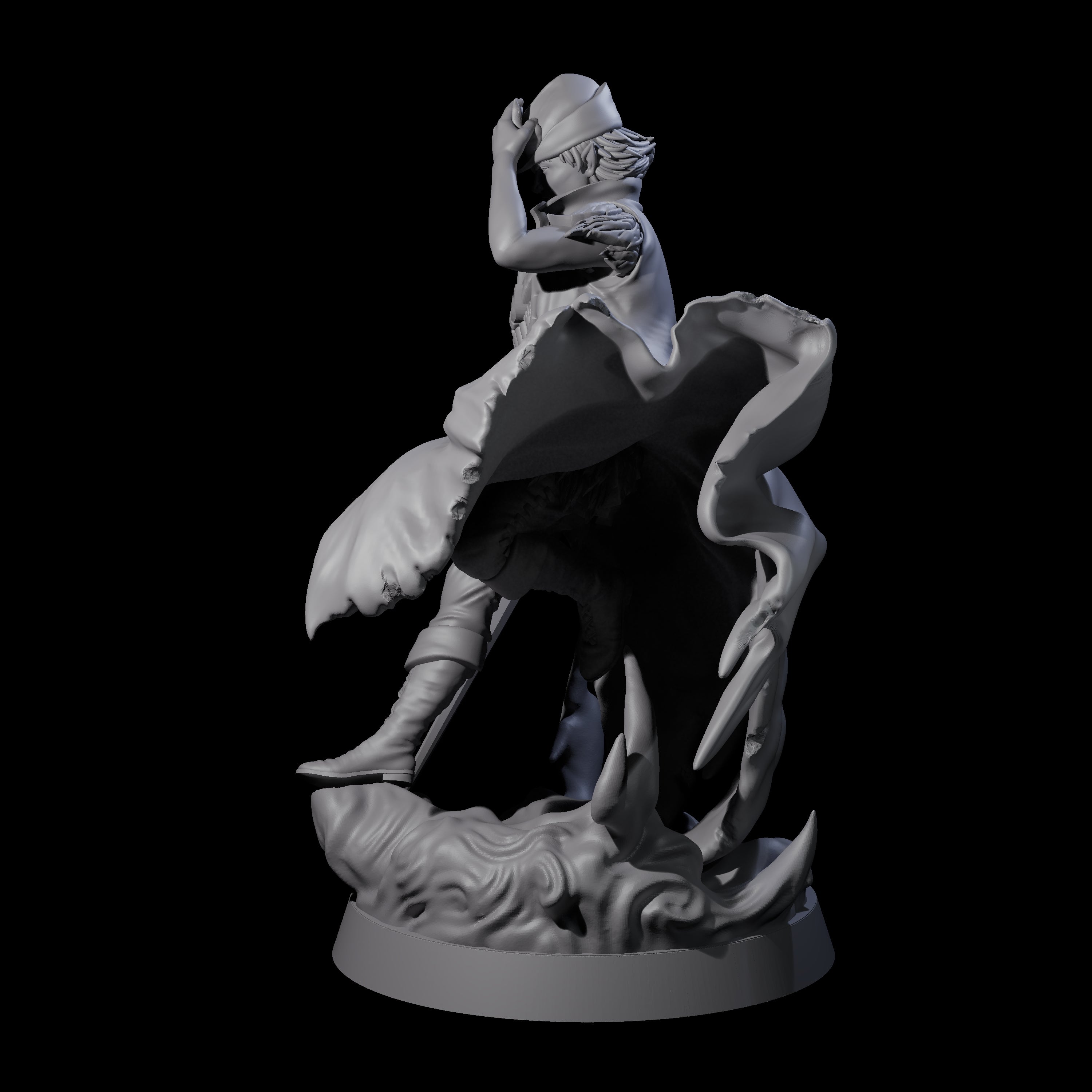 Flying Fae Man Boy Miniature for Dungeons and Dragons, Pathfinder or other TTRPGs