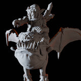 Flying Goblin Bombardier A Miniature for Dungeons and Dragons, Pathfinder or other TTRPGs