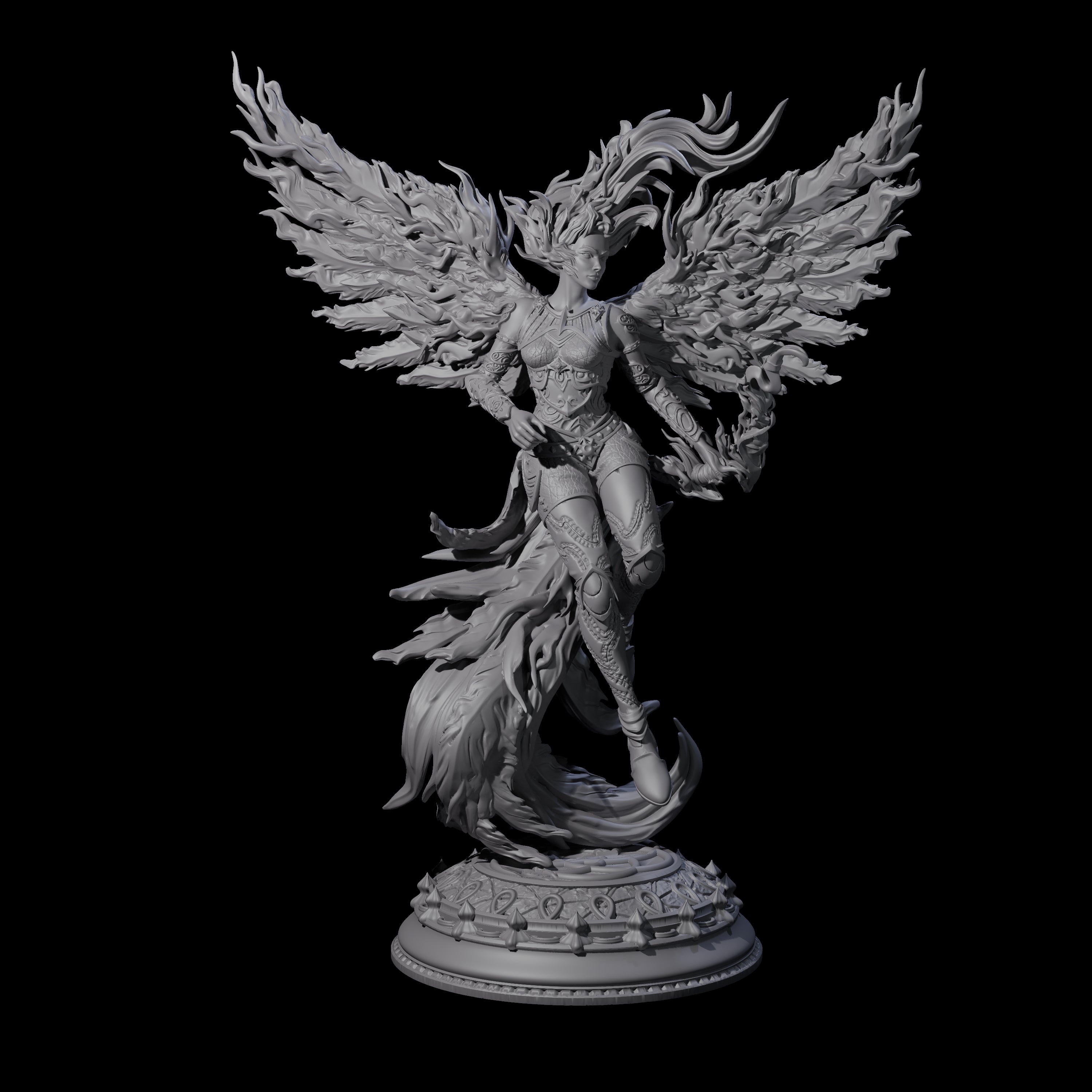 Flying Harpy Miniature for Dungeons and Dragons, Pathfinder or other TTRPGs