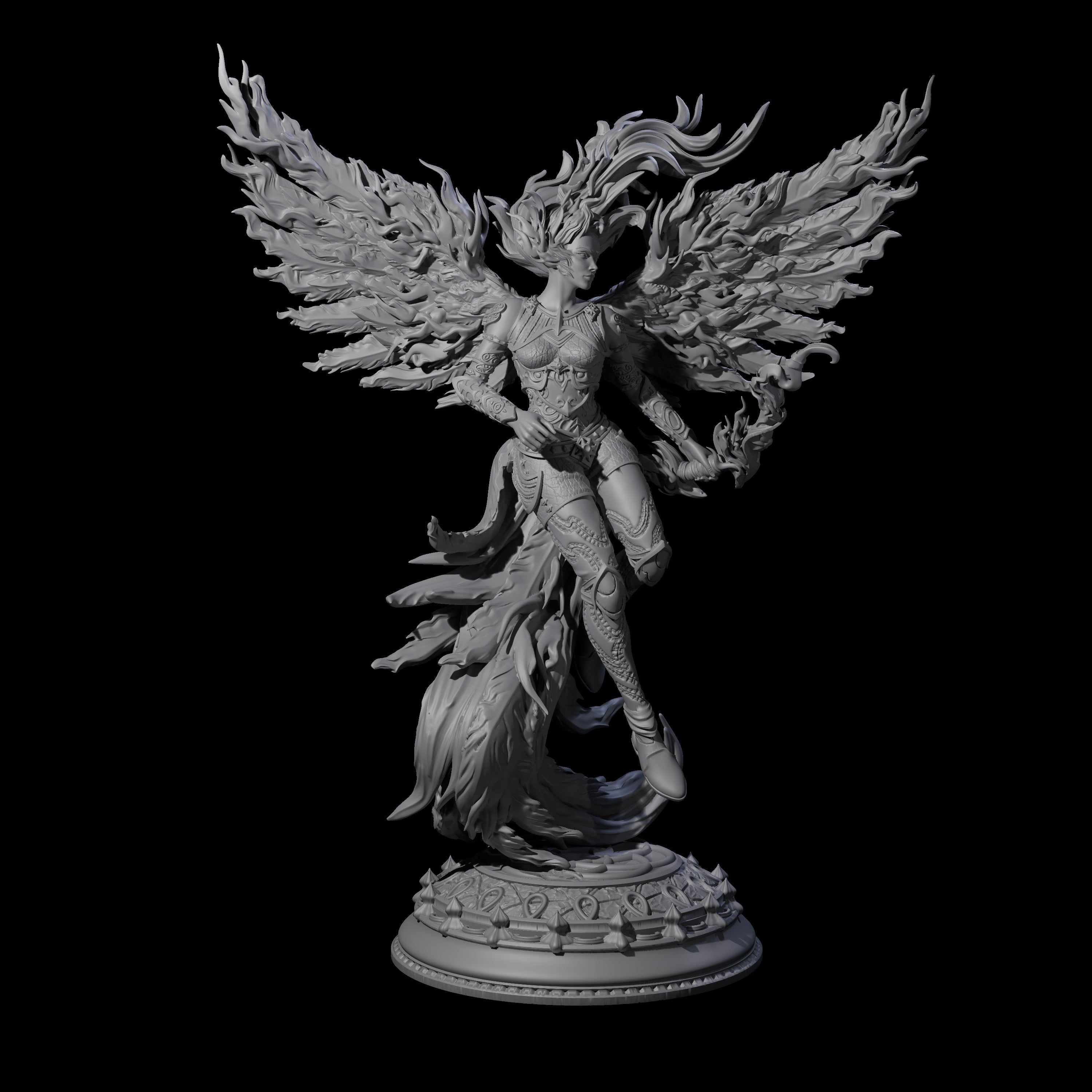 Flying Harpy Miniature for Dungeons and Dragons, Pathfinder or other TTRPGs