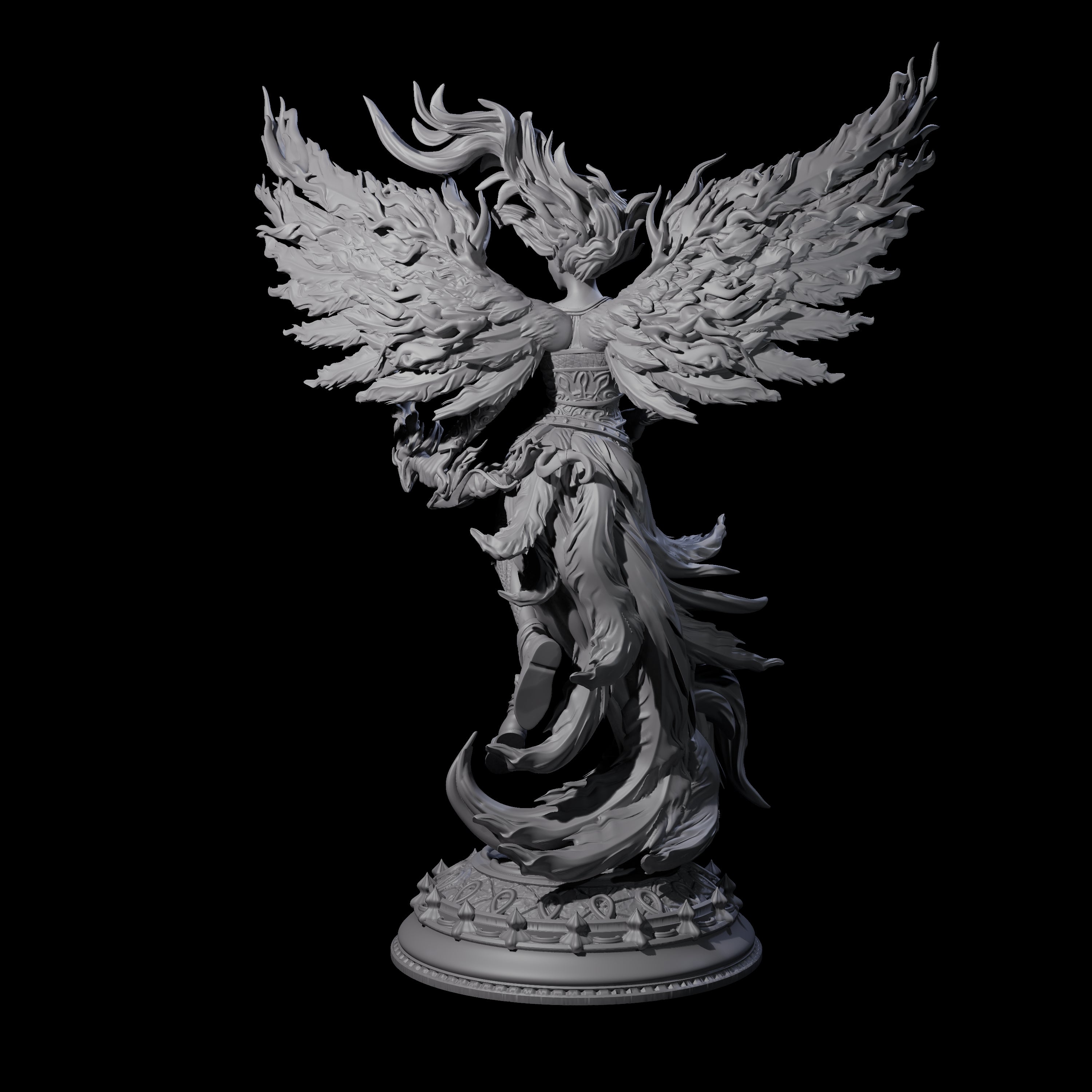 Flying Harpy Miniature for Dungeons and Dragons, Pathfinder or other TTRPGs