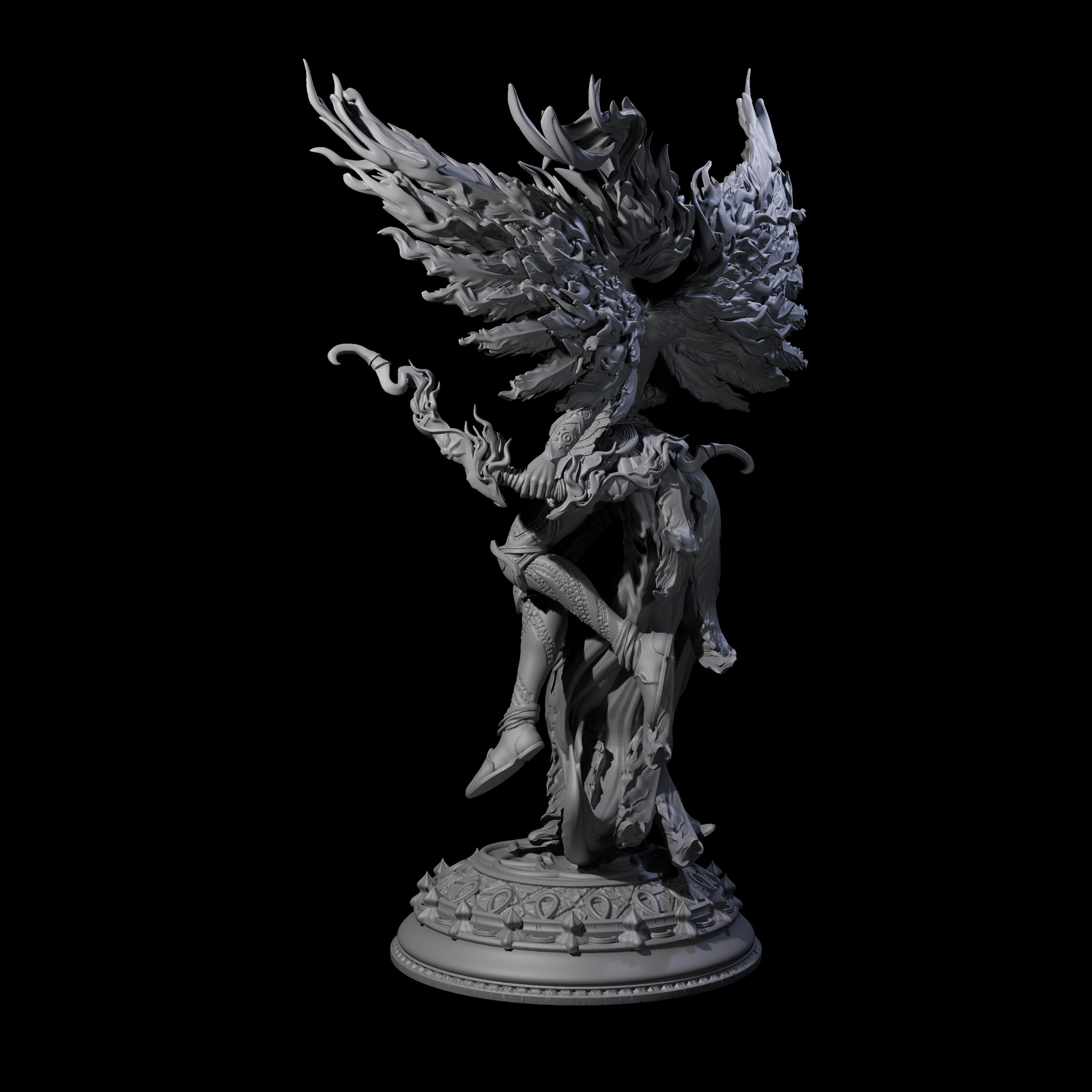 Flying Harpy Miniature for Dungeons and Dragons, Pathfinder or other TTRPGs