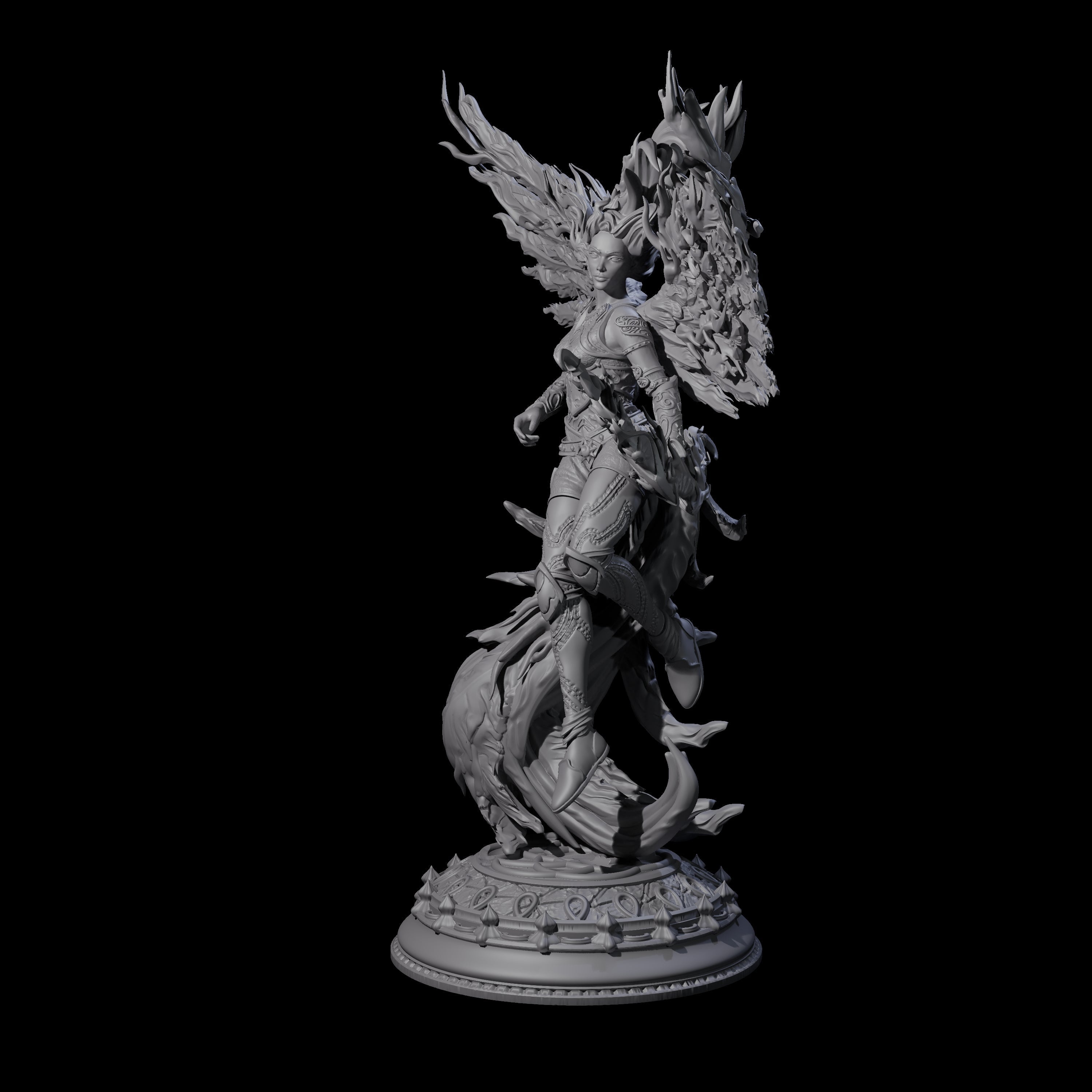 Flying Harpy Miniature for Dungeons and Dragons, Pathfinder or other TTRPGs