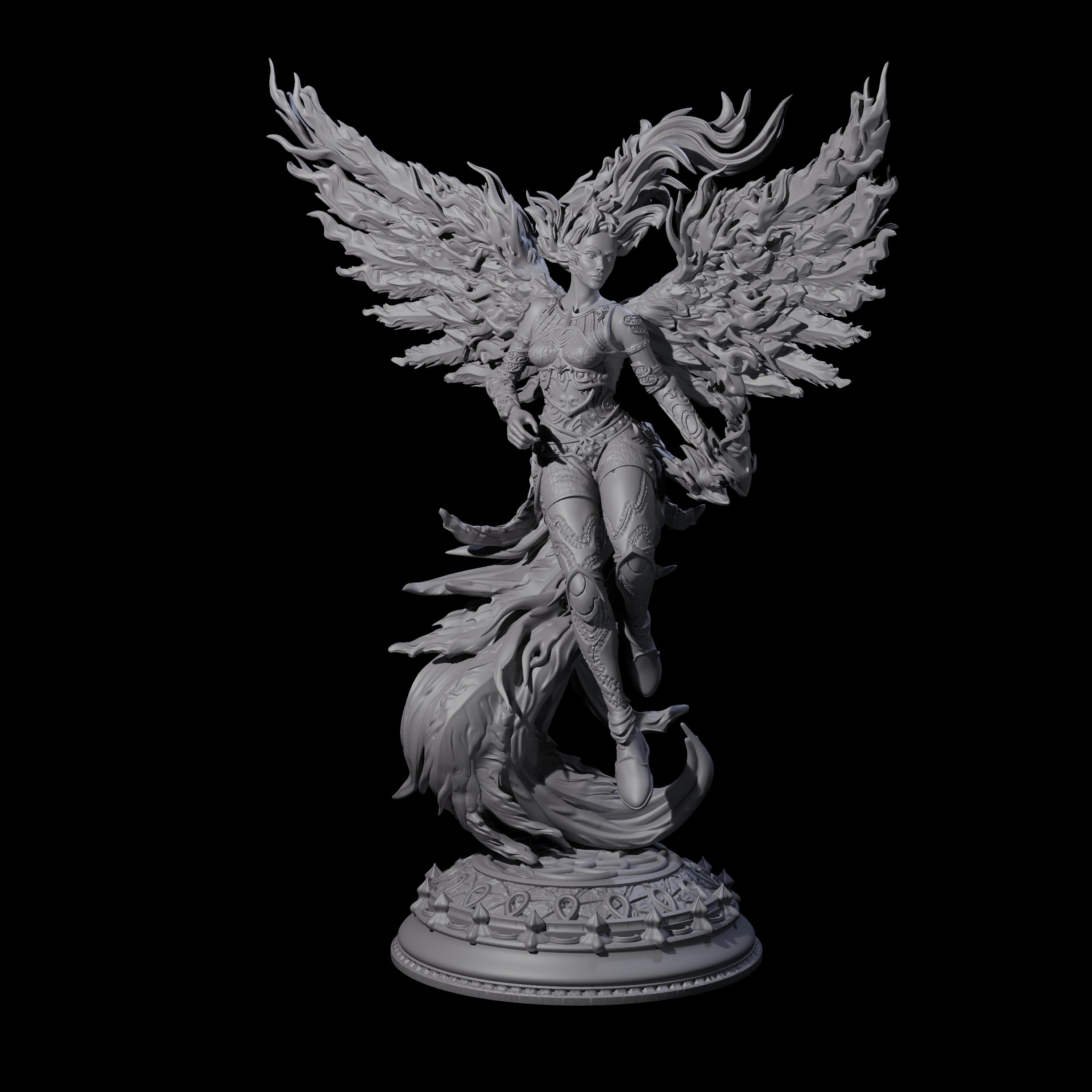 Flying Harpy Miniature for Dungeons and Dragons, Pathfinder or other TTRPGs