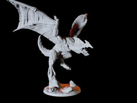 Flying Lizard Miniature for Dungeons and Dragons, Pathfinder or other TTRPGs
