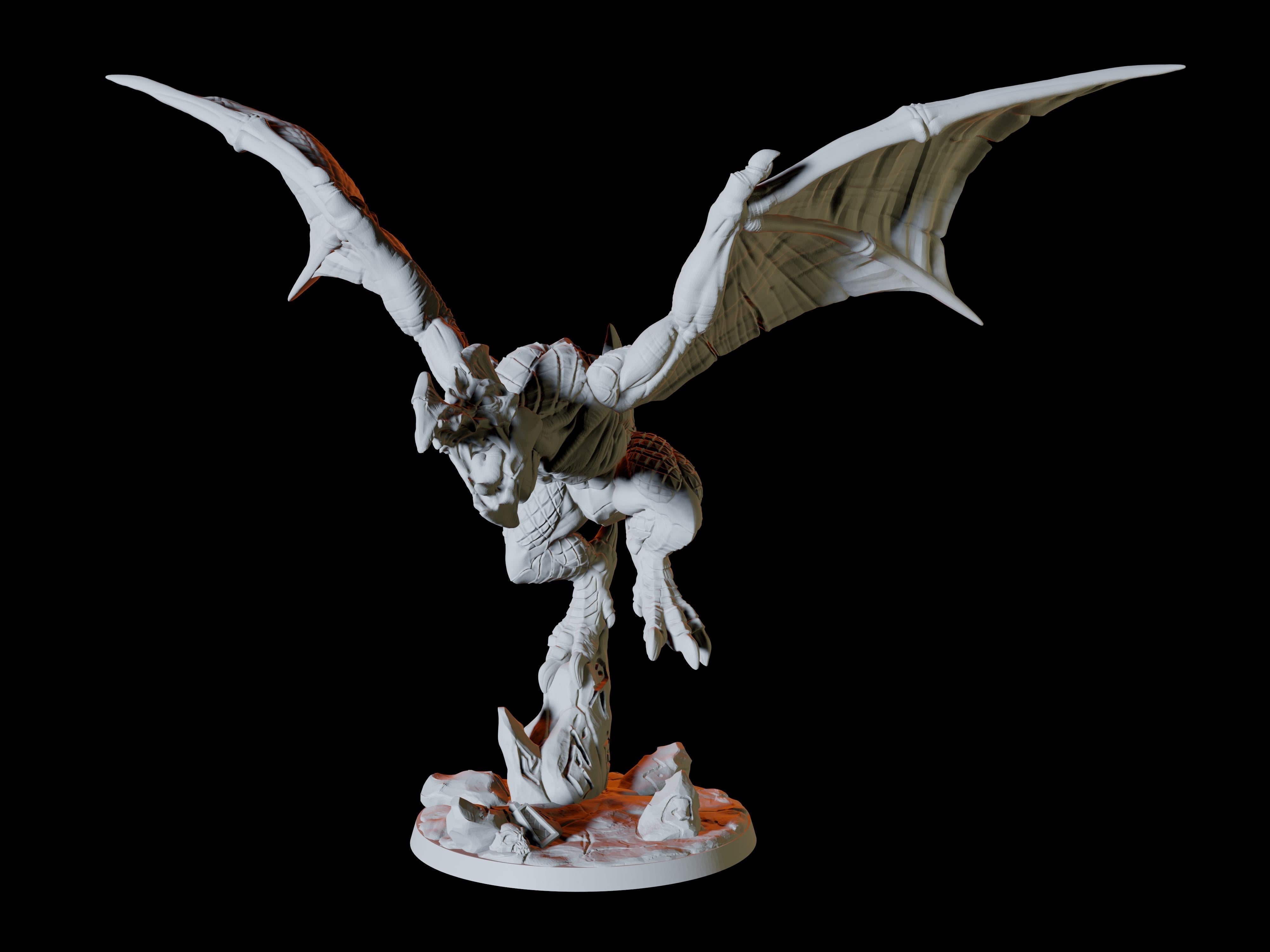 Flying Lizard Miniature for Dungeons and Dragons - Myth Forged