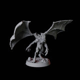 Flying Spined Devil Miniature for Dungeons and Dragons, Pathfinder or other TTRPGs