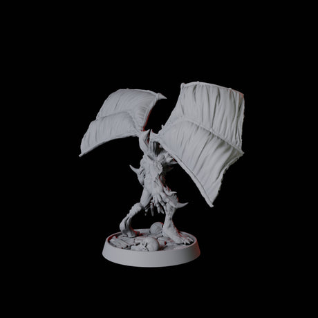 Flying Spined Devil Miniature for Dungeons and Dragons, Pathfinder or other TTRPGs