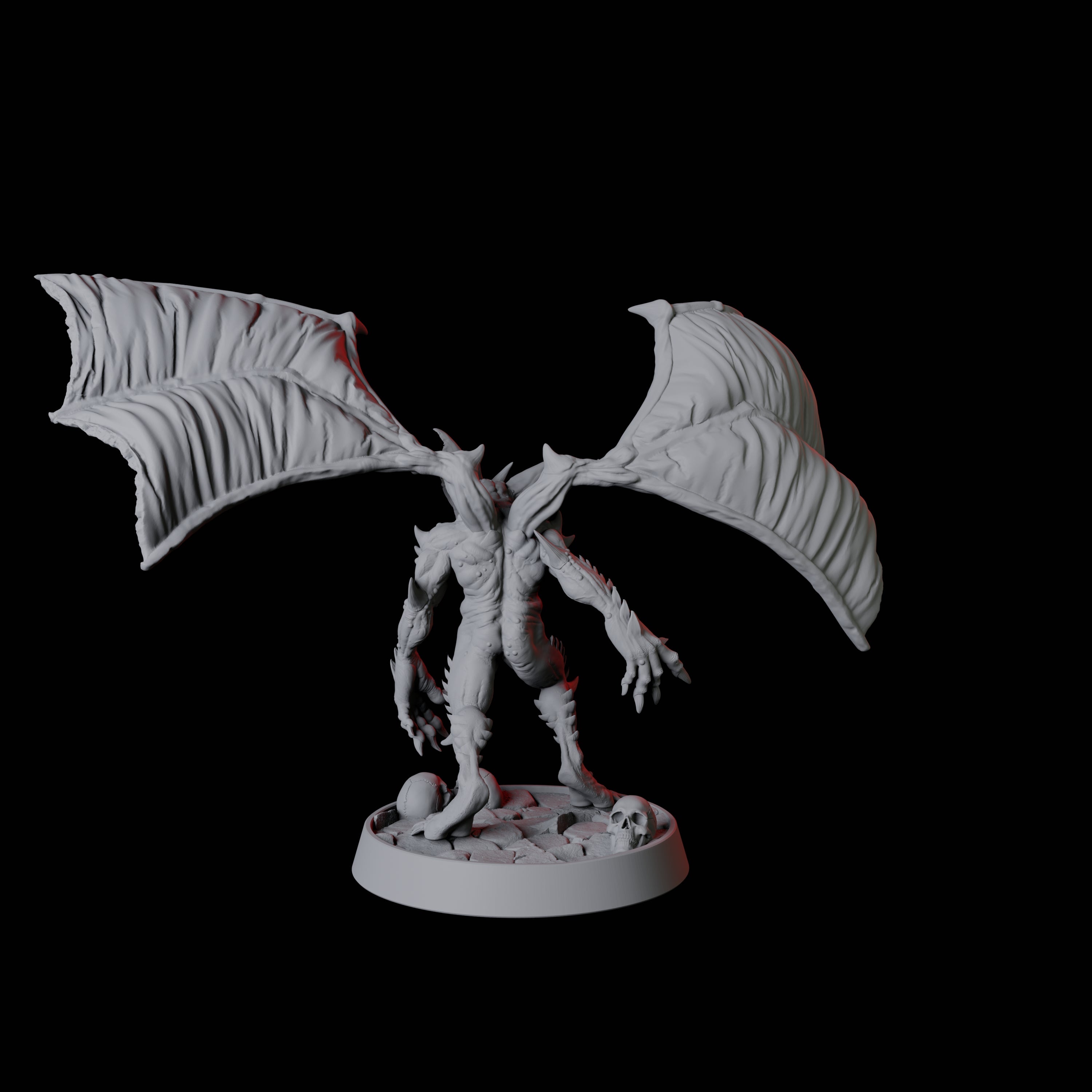 Flying Spined Devil Miniature for Dungeons and Dragons