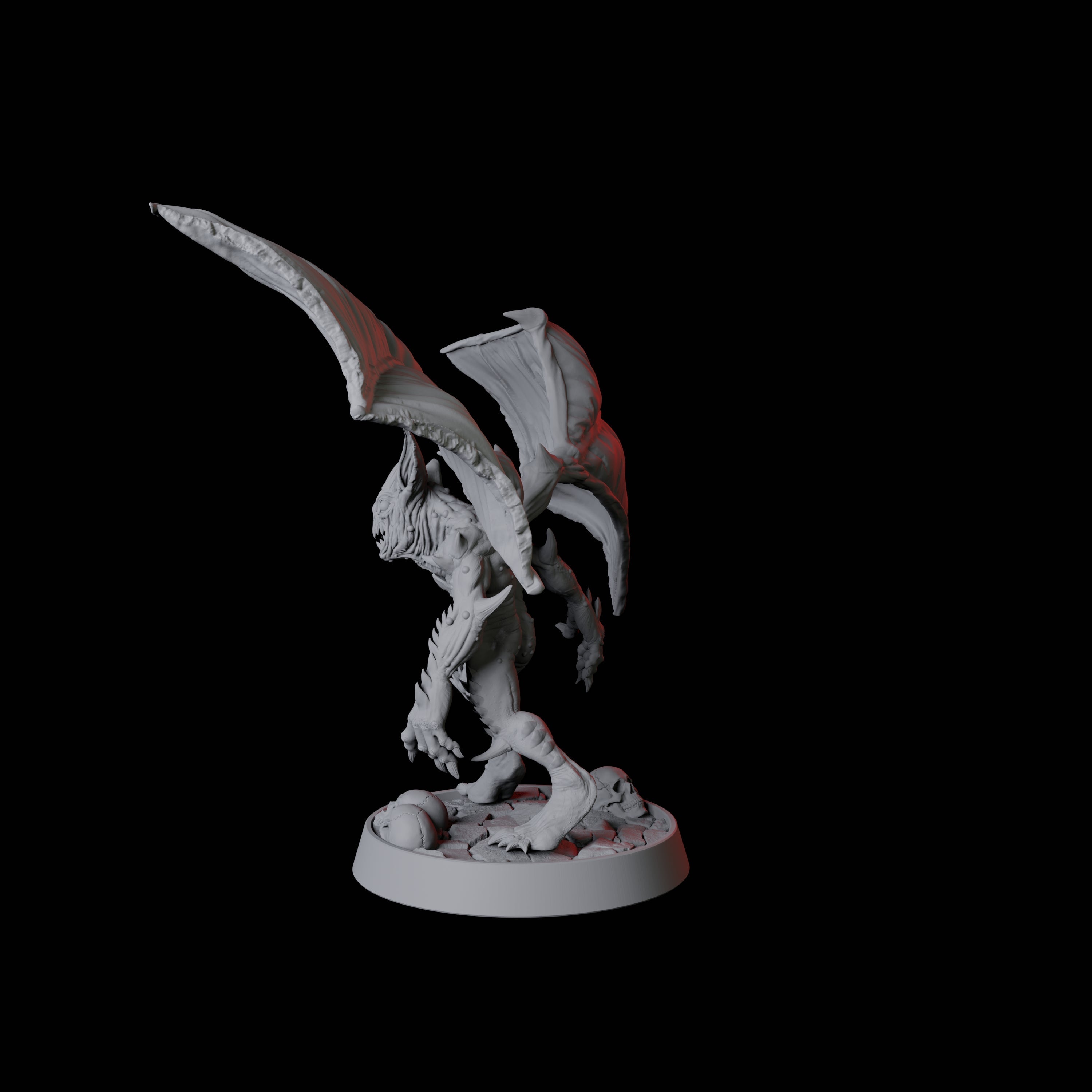 Flying Spined Devil Miniature for Dungeons and Dragons