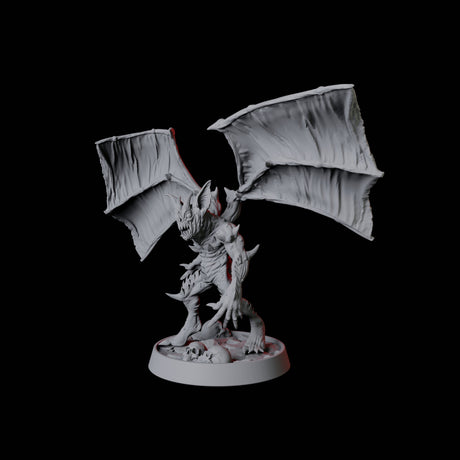 Flying Spined Devil Miniature for Dungeons and Dragons, Pathfinder or other TTRPGs