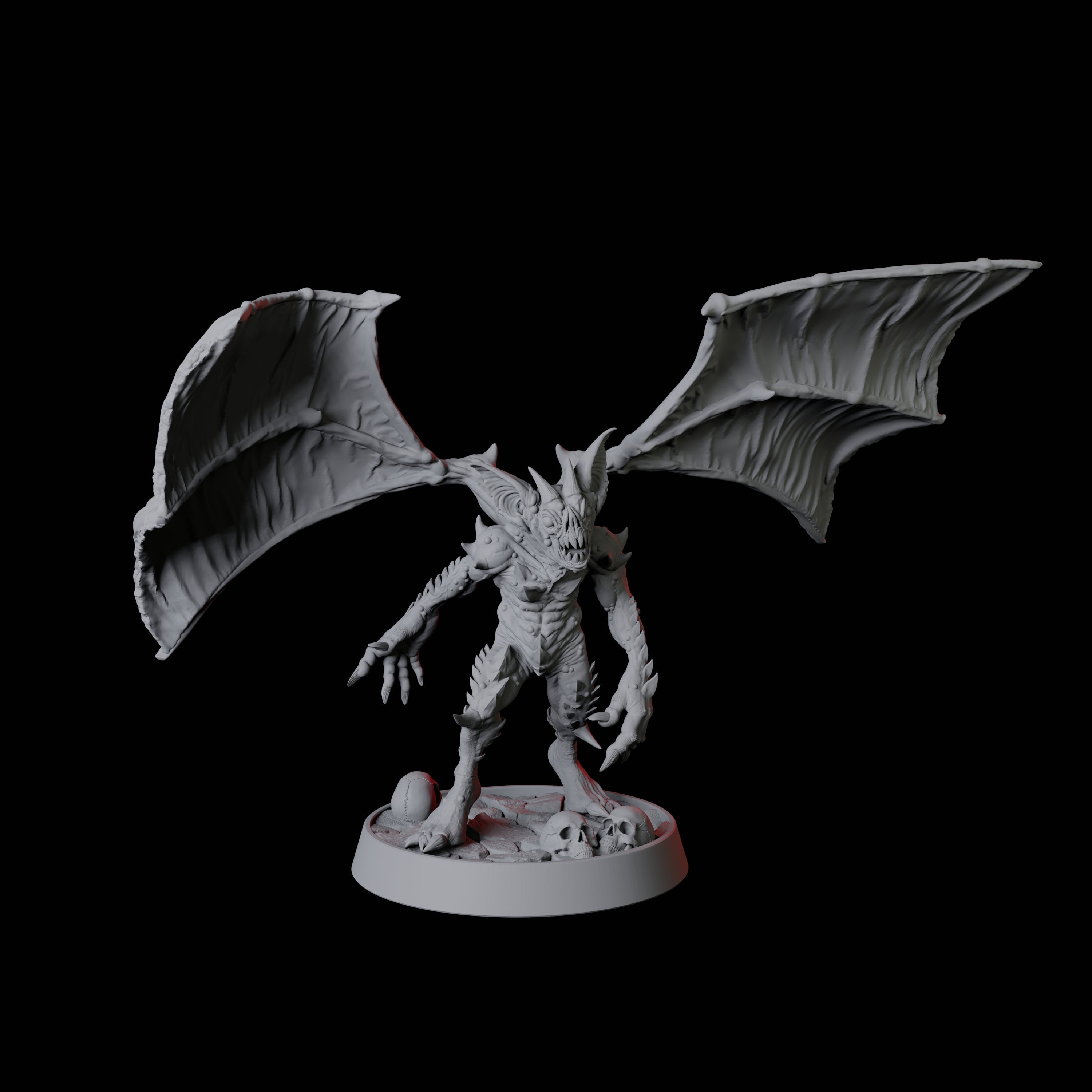 Flying Spined Devil Miniature for Dungeons and Dragons