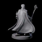 Flynn - Elegant Wizard Miniature for Dungeons and Dragons, Pathfinder or other TTRPGs