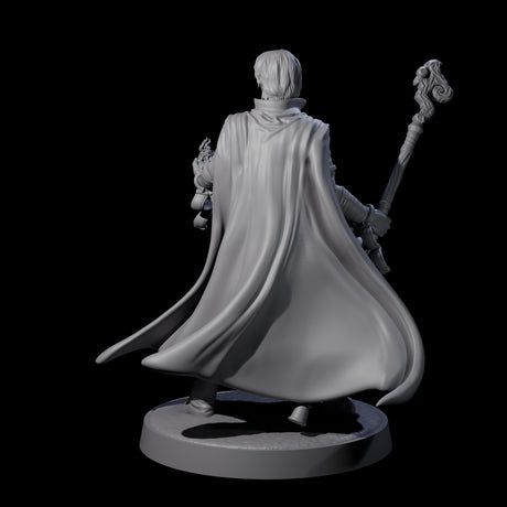 Flynn - Elegant Wizard Miniature for Dungeons and Dragons, Pathfinder or other TTRPGs