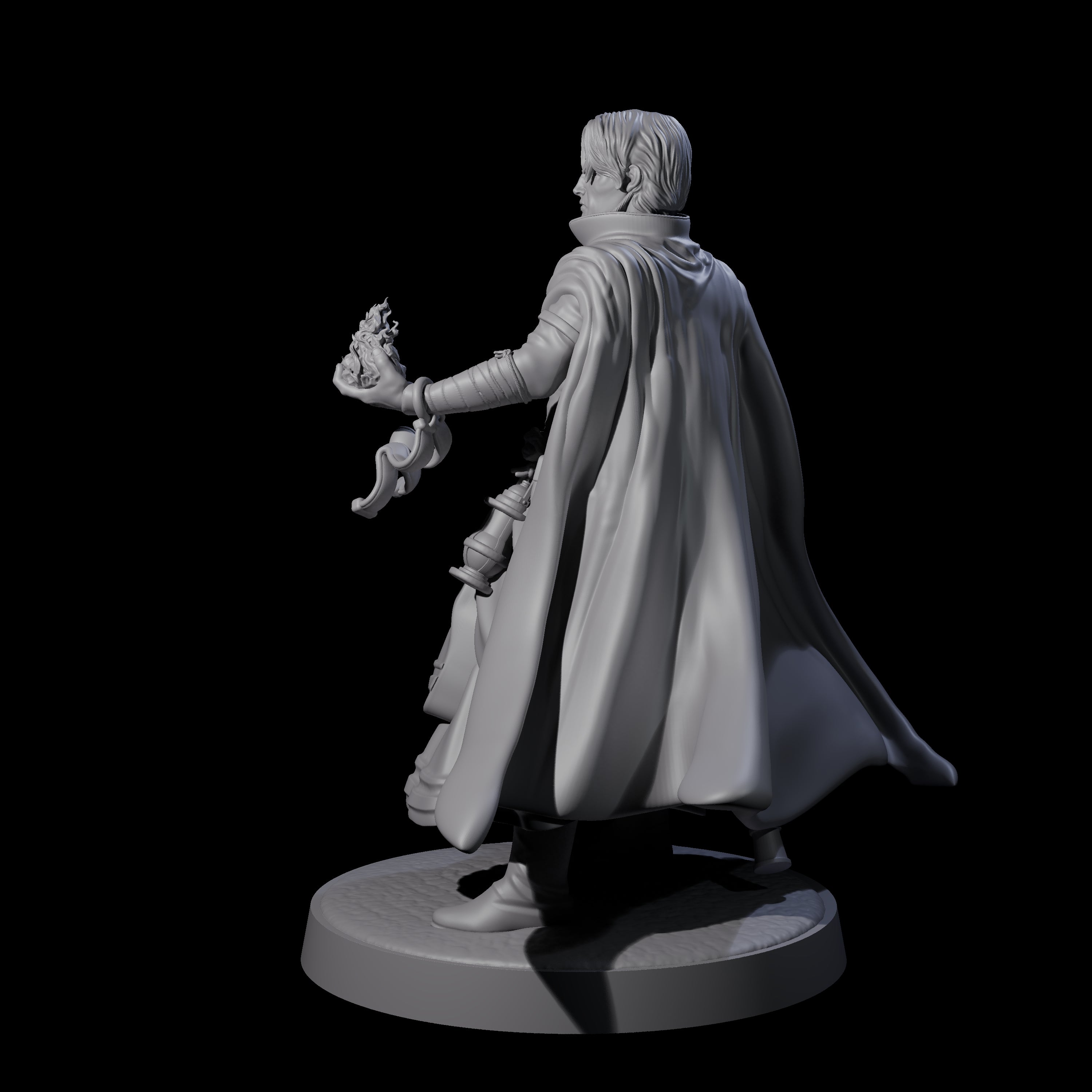 Flynn - Elegant Wizard Miniature for Dungeons and Dragons, Pathfinder or other TTRPGs
