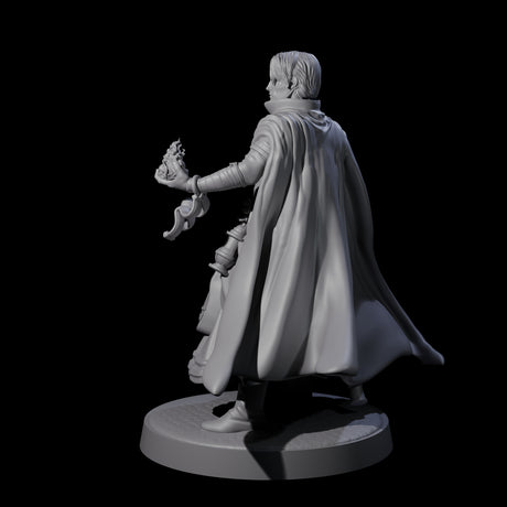 Flynn - Elegant Wizard Miniature for Dungeons and Dragons, Pathfinder or other TTRPGs