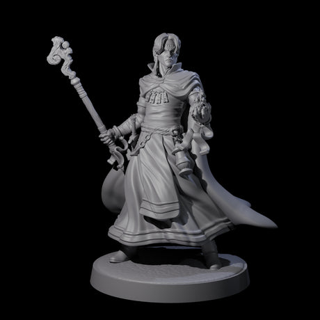 Flynn - Elegant Wizard Miniature for Dungeons and Dragons, Pathfinder or other TTRPGs