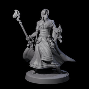 Flynn - Elegant Wizard Miniature for Dungeons and Dragons, Pathfinder or other TTRPGs